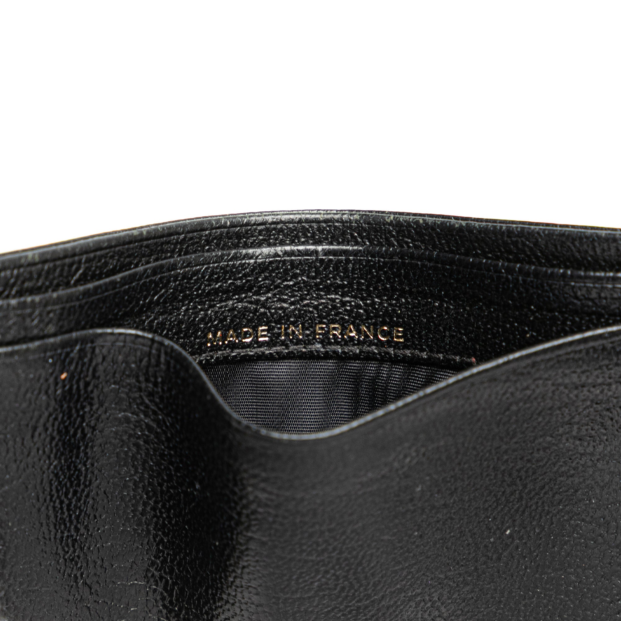 CHANEL CC Goatskin Card Holder