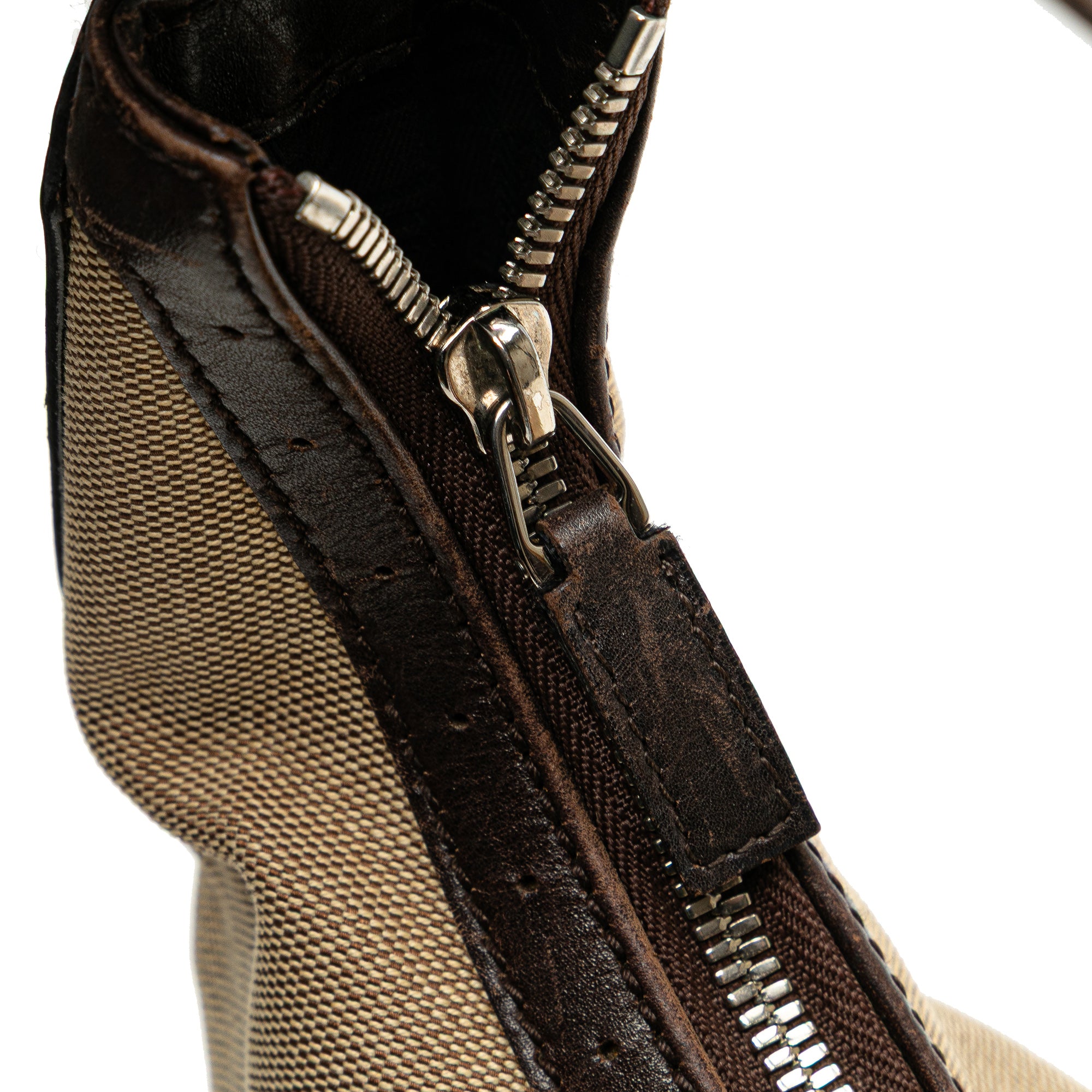 GUCCI Canvas Web Reins Hobo