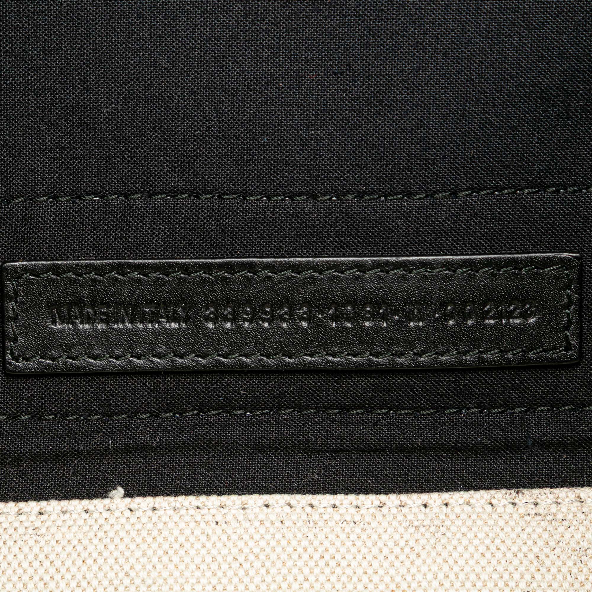 BALENCIAGA Canvas S Navy Cabas Tote