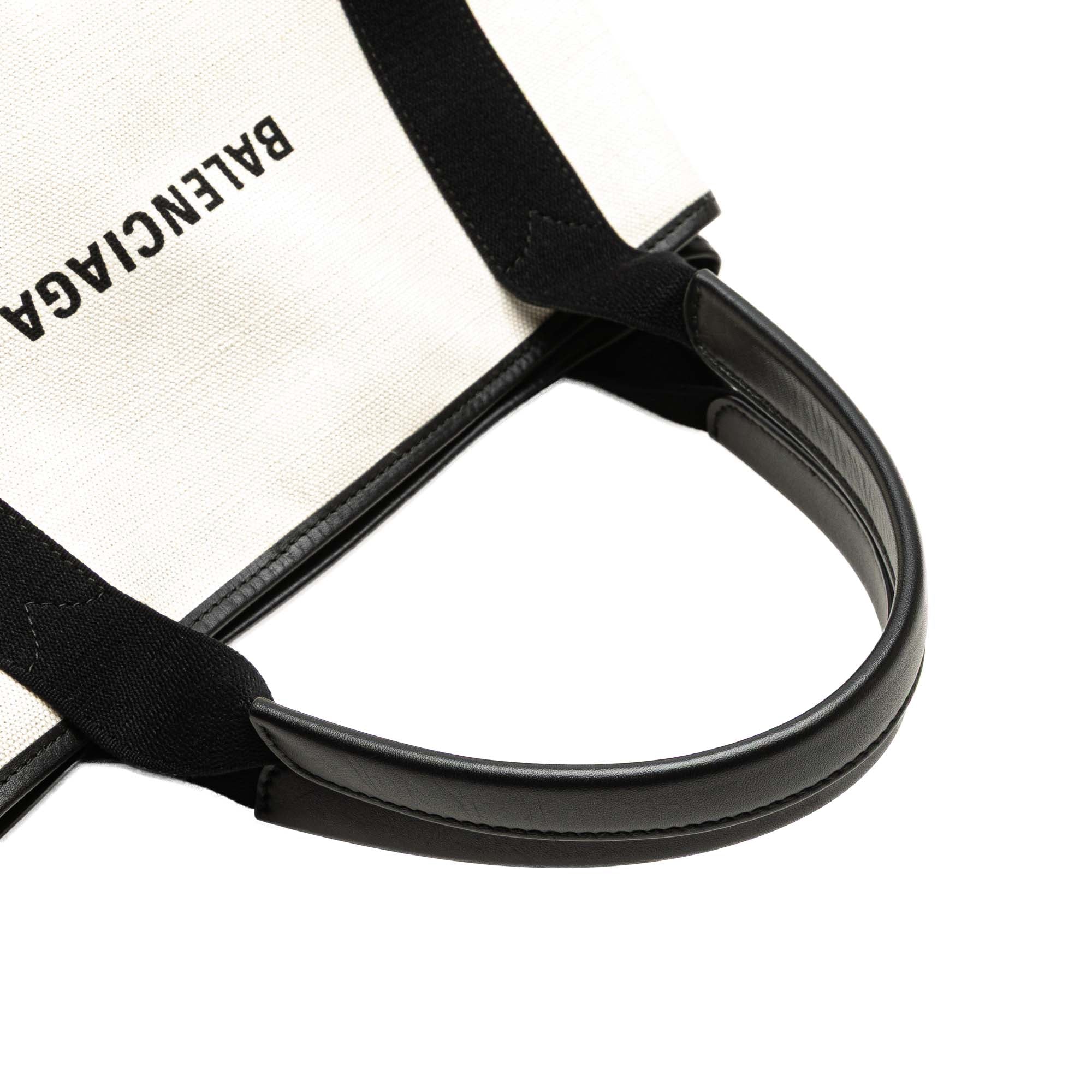 BALENCIAGA Canvas S Navy Cabas Tote