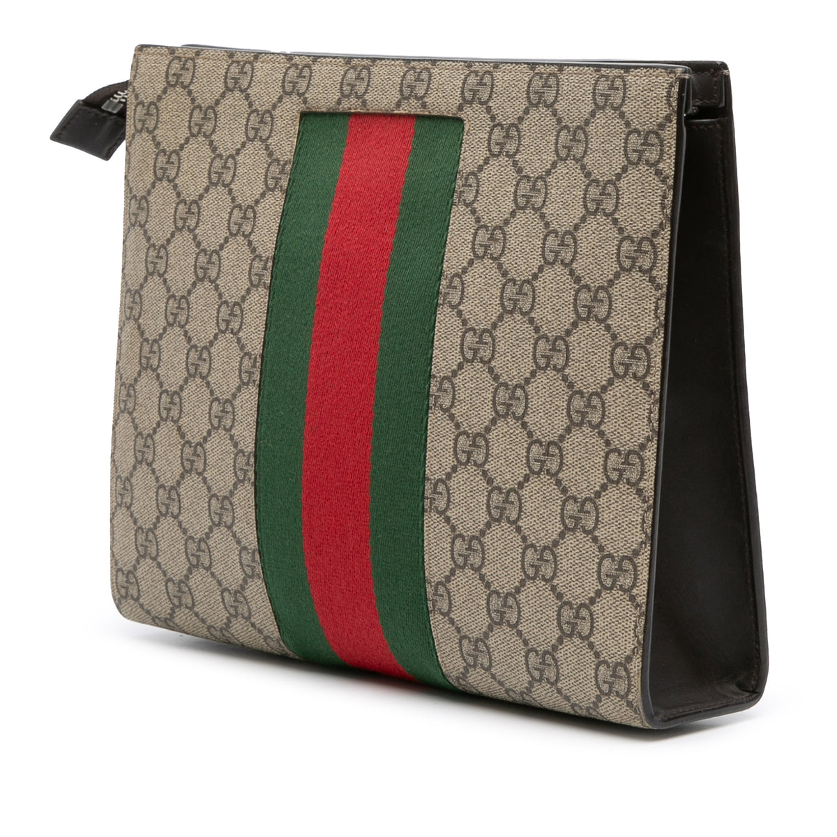 GUCCI GG Supreme Web Clutch