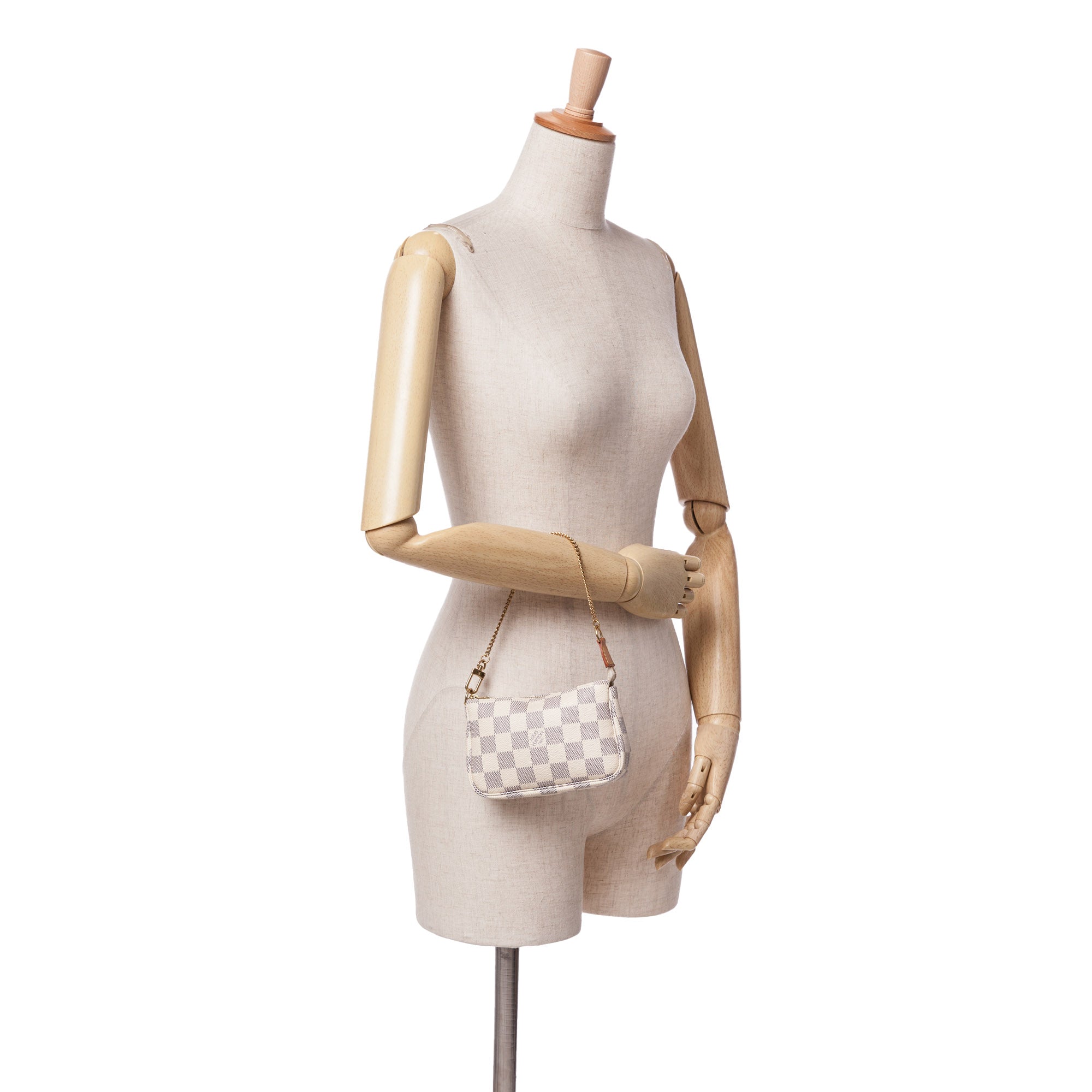 LOUIS VUITTON Damier Azur Mini Pochette Accessoires