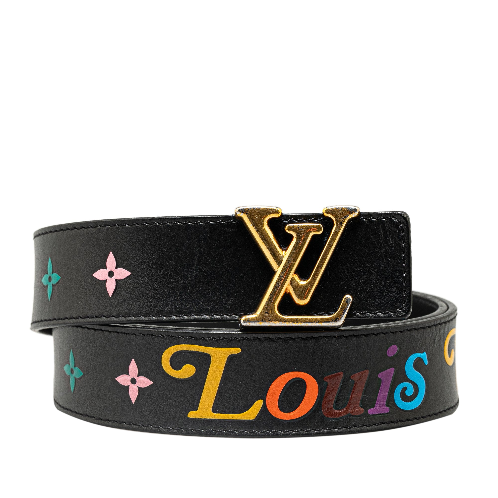 LOUIS VUITTON Monogram New Wave Belt