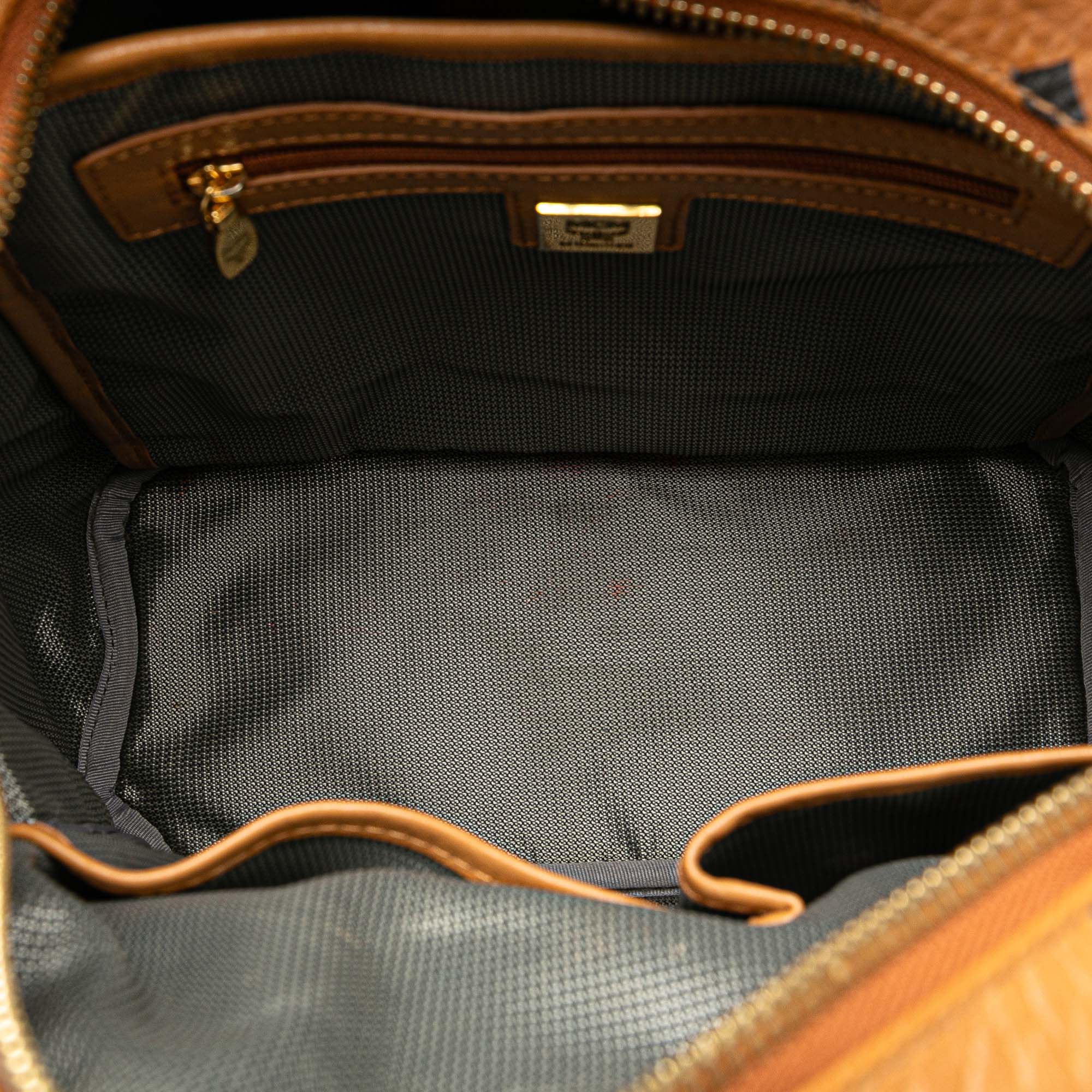 MCM Small Visetos Coated Canvas Stark Backpack