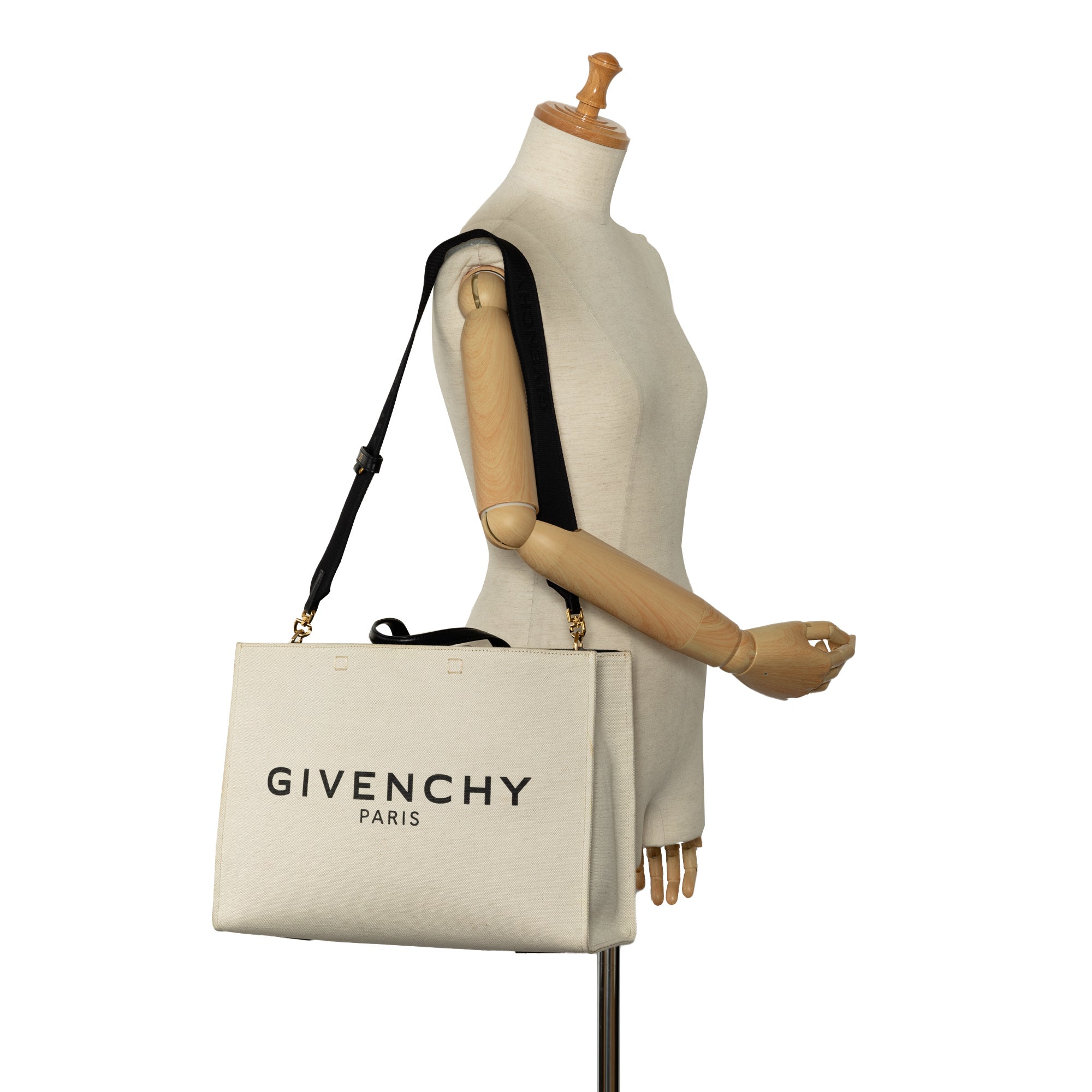 GIVENCHY Canvas Medium G-Tote Shopping Bag