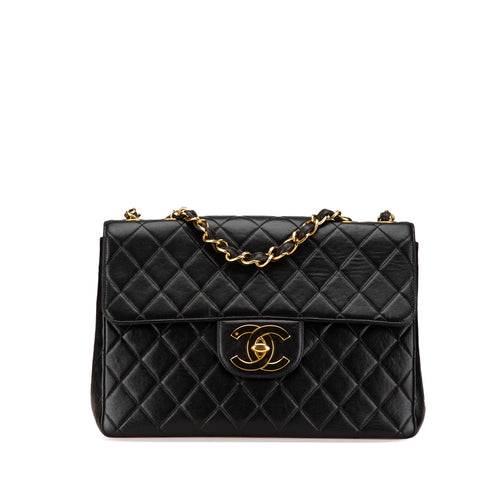 Chanel: Jumbo XL Classic Lambskin Single Flap
