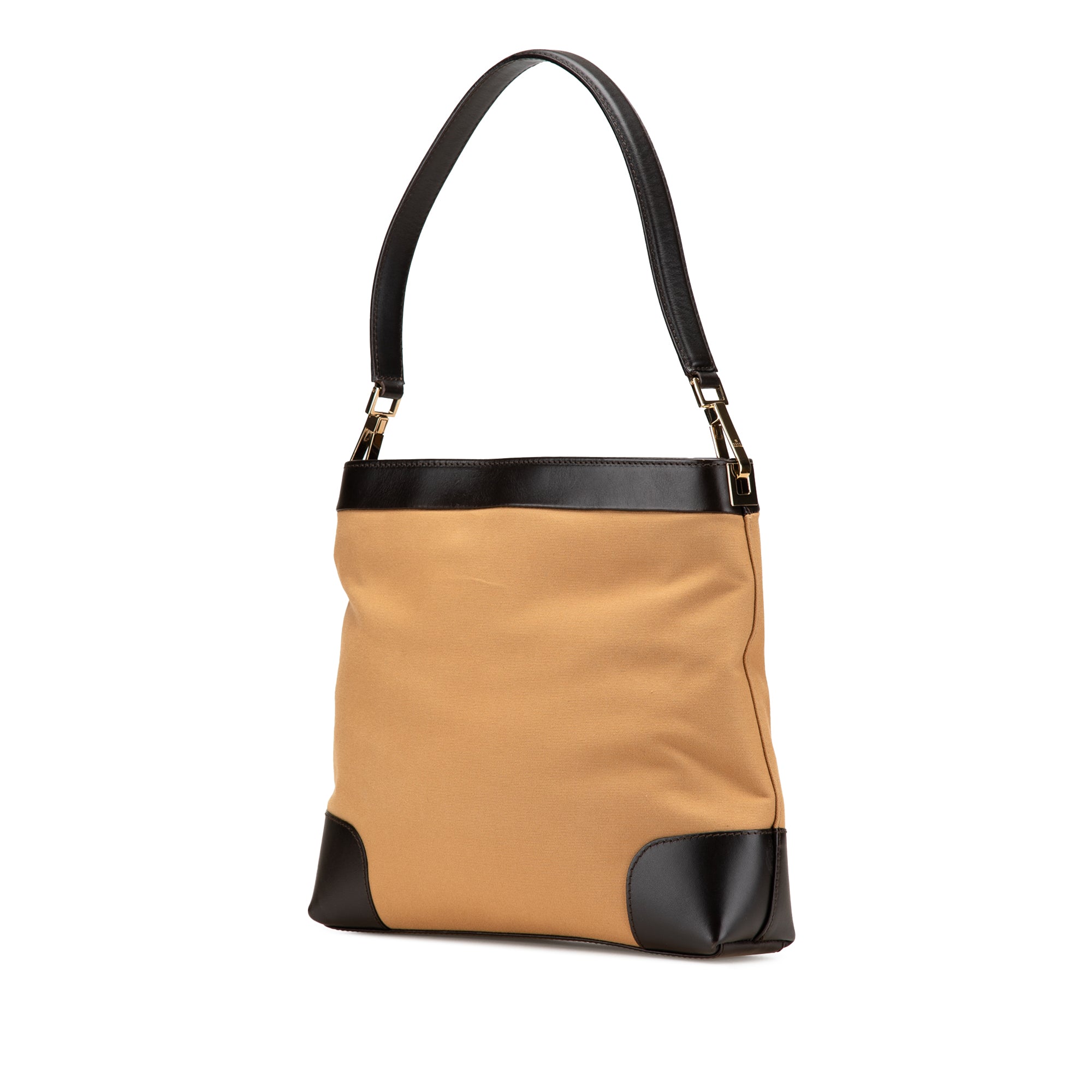 GUCCI Canvas Web Shoulder Bag