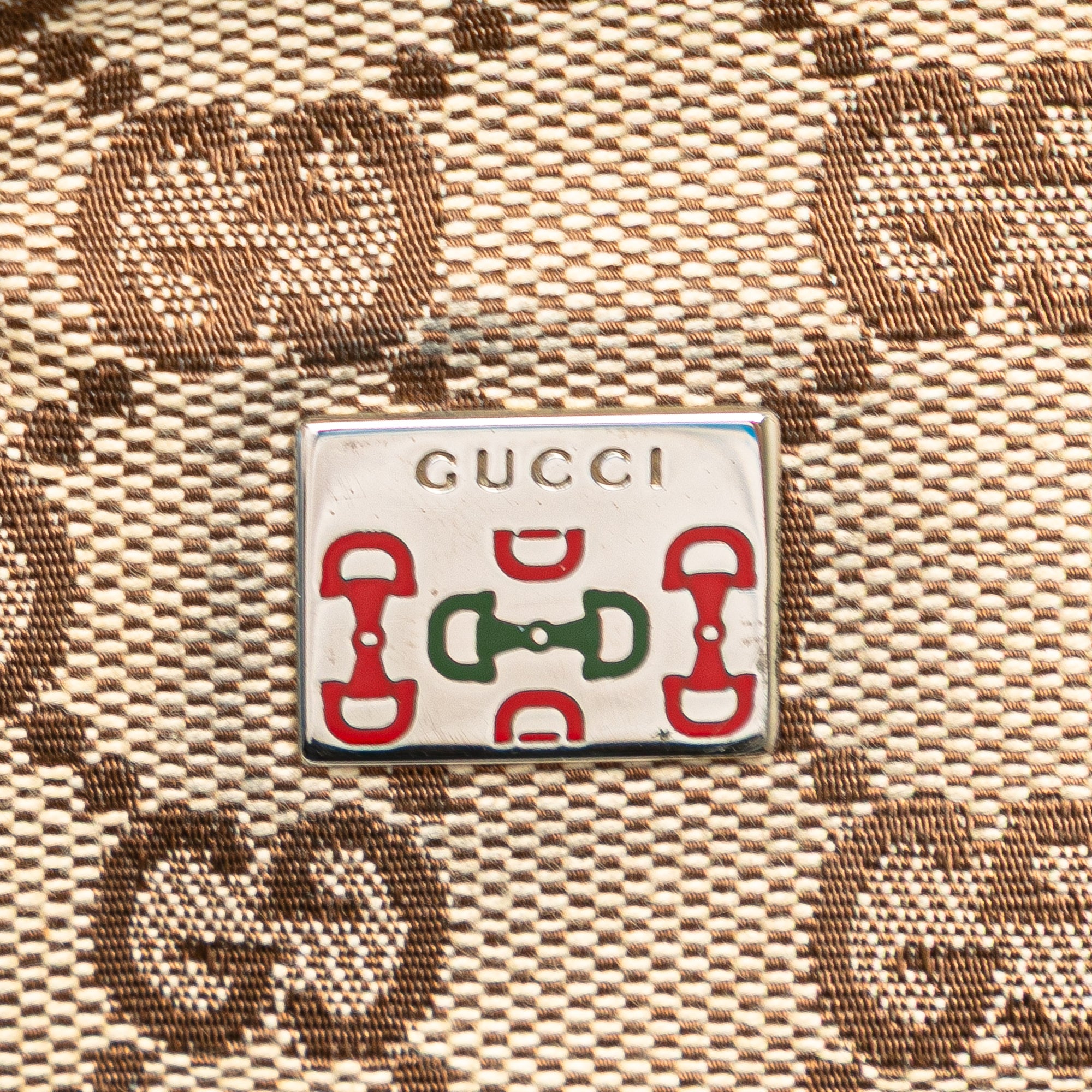 GUCCI GG Canvas Web Pop Tote