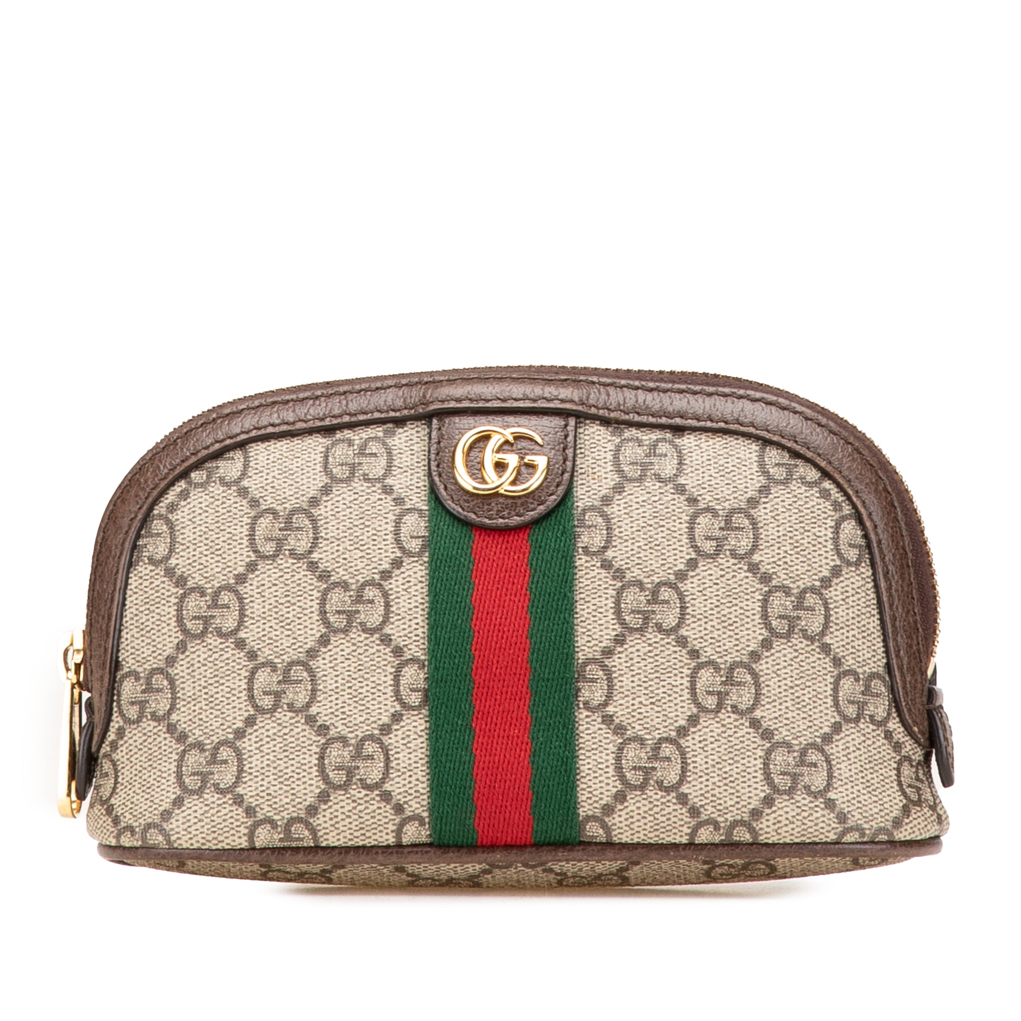 GUCCI GG Supreme Web Ophidia Pouch
