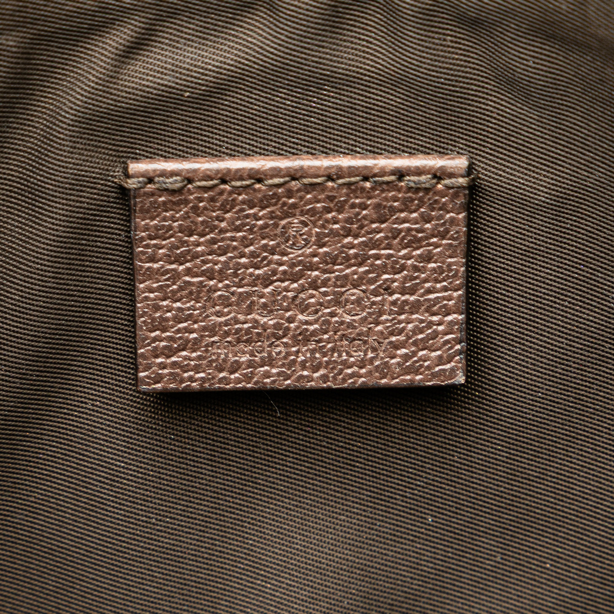 GUCCI GG Supreme Web Ophidia Pouch
