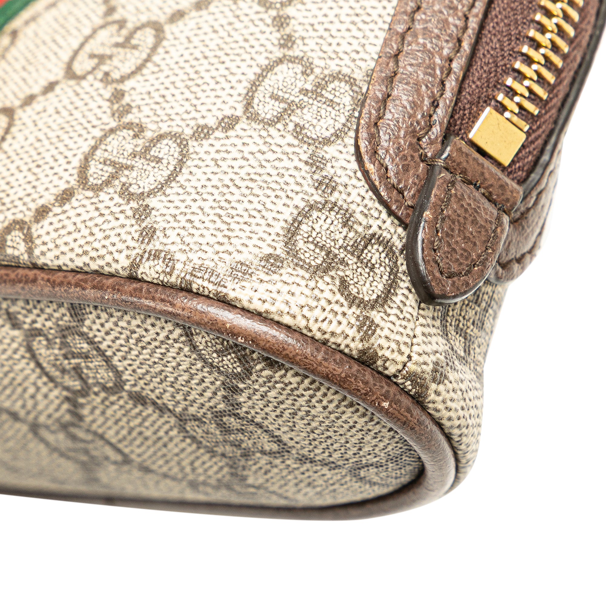 GUCCI GG Supreme Web Ophidia Pouch